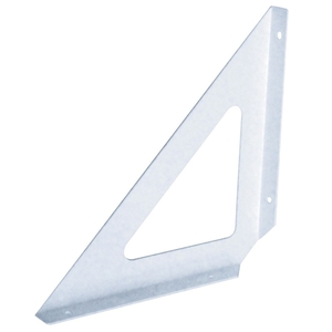 Aluminum triangular corner 190 x 190 mm Photo 2