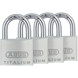 64TI TITALIUM padlock (4 pieces)