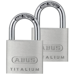 64TI TITALIUM padlock (2 pieces)