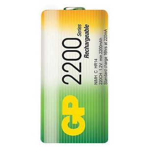 Batteries GP rechargeable C series 2200 NiMH 2pcs Photo 2