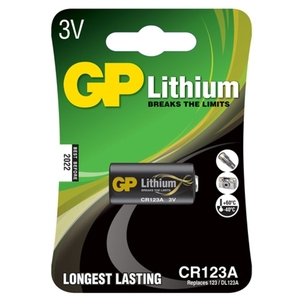 Lithium GP battery 123A