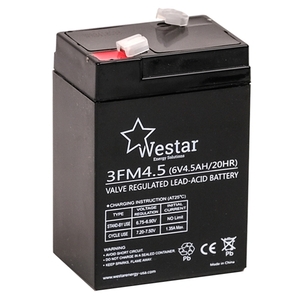 Westar lead battery 4.5Ah 70x47x106mm