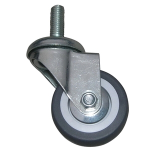 Wheel Φ50 mm with screw M10 x 25 mm, gray