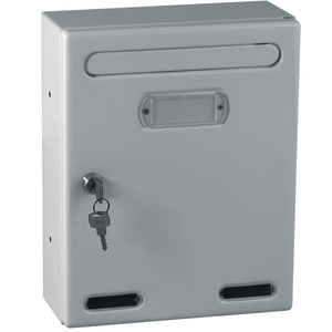 Mailbox Personal 240 x 80 x 300 mm, silver