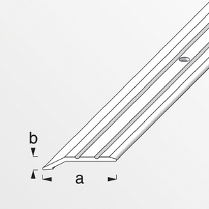 STAIRCASE PROTECTION PROFILE ALM 1M 30X5 ASM Photo 4