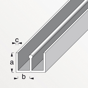 Rail guide plastic (PVC) 2M 10X18X10, upper part Photo 2