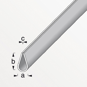 ΠΡΟΦΙΛ  ΣΦΙΚ PVC 2Μ 15Χ0,9  ΛΕΥ Φωτογραφία 2