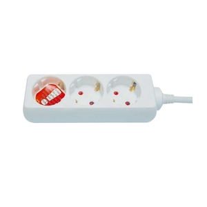6-PUT BATTERY MULTI-OUTLET 3X1.5MM2/1.4M WHITE Photo 2