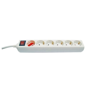 BATTERY MULTI-OUTLET 3-POS. WITH SWITCH 3X1.5MM2/1.4M WHITE Photo 4