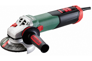 Metabo 1900 Watt Adjustable Angle Wheel O 125mm WEV 19-125 Q MBrush with Speed Control and Quick Lock Switch