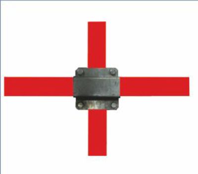 Omega Square Cross Connection for hollow beam 1424 20x40