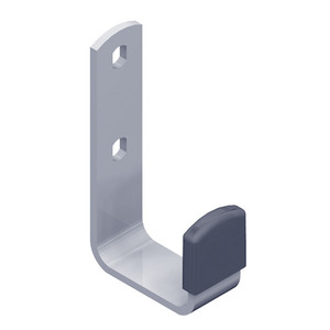 ES wall mounting accessory for general use aluminum L130 x D80 mm