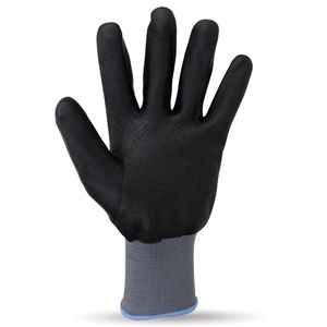 NITRILE GLOVES GALAXY TAURUS BLACK-GREY L-2XL Photo 2