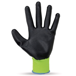 NITRILE GLOVES GALAXY LYNX BLACK-GREEN S-2XL Photo 2