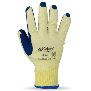 LATEX GLOVES GALAXY URSA YELLOW-BLUE XL-2XL