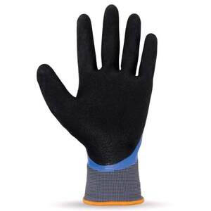 LATEX GLOVES GALAXY HYDRA BLACK-BLUE M-2XL Photo 2