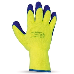 LATEX GLOVES GALAXY ARIES YELLOW-BLUE XL-2XL