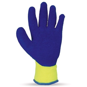 LATEX GLOVES GALAXY ARIES YELLOW-BLUE XL-2XL Photo 2