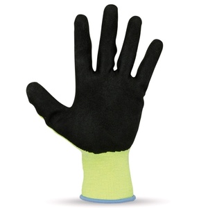 LATEX GLOVES GALAXY APUS BLACK-YELLOW M-2XL Photo 2