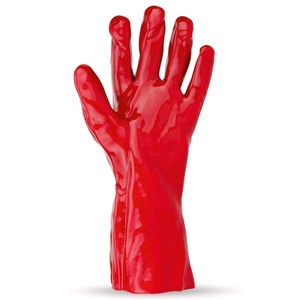 PVC GLOVES GALAXY PETROL 35 RED XL Photo 2