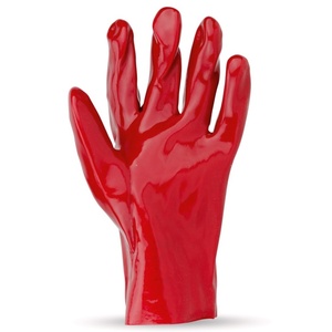 PVC GLOVES GALAXY PETROL 27 RED XL Photo 2