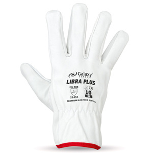 LEATHER GLOVES GALAXY LIBRA PLUS WHITE L-2XL