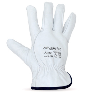 LEATHER-FABRIC GLOVES GALAXY ARCTIC WHITE L-2XL