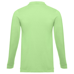 Ανδρικό μακρυμάνικο μπλουζάκι polo
 TH Clothes Bern - Apple green 38-8108CY Φωτογραφία 2