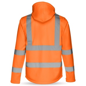 HIGH VISIBILITY SOFTSHELL ZAGREB WORK 100% P NEON YELLOW S-2XL Photo 2