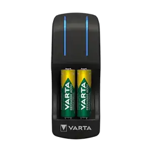 POCKET CHARGER FOR 4 VARTA RECHARGEABLE BATTERIES