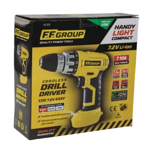 CORDLESS DRILL DRIVER CDD 7.2V EASY FF Group Photo 3