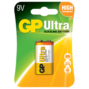 Battery GP ULTRA Alkaline 9V 6LR61 1pc