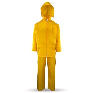 Αδιάβροχο κοστούμι pvc/polyester με κουκούλα
 Galaxy Rain Plus - Yellow 51-504 Photo 2