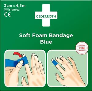 Ελαστικό αφρώδες επίθεμα / επίδεσμος Cederroth Soft Foam