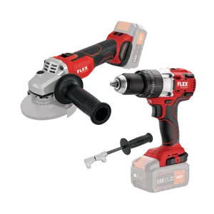 SET - HAMMER DRILL & ANGLE GRINDER WITH 2x5,0 BATTERIES PD 2G 18.0-EC FS55 & L 125 18.0-EC C Flex Photo 2