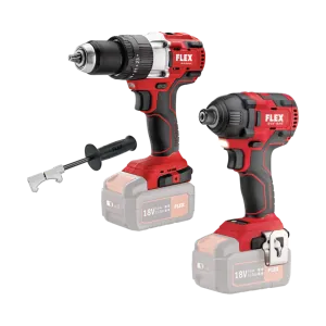 SET - HAMMER DRILL & IMPACT DRIVE WITH 2x5,0 BATTERIES PD 2G 18-EC FS55 & ID 1/4