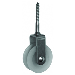 Galvanized screw roller 120 x 50 x 8 mm