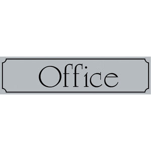 Aluminum signboard ''OFFICE''