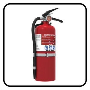PVC sign "FIRE EXTINGUISHER"