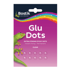ST BOSTIK Glu Dots - Extra Strong Double Sided Transparent Adhesive Dots