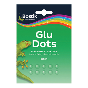 ST BOSTIK Glu Dots - Removable Double Sided Transparent Adhesive Dots