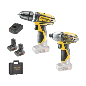 SET - IMPACT DRILL & IMPACT SCREWDRIVER WITH 2x4,0Ah BATTERIES  CHD 12V PLUS & CID 12V/80 PLUS FF Group