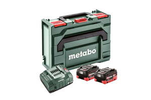 Metabo Charging Set 2 x LiHD 8 Ah + metaBOX 145