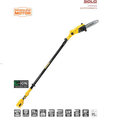 telescopic battery chainsaw FF GROUP BPS25/40V PLUS