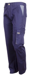 WORK TROUSERS GALAXY GLX30 65P/35C 240g NAVY BLUE-GREY 3XL