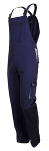 WORK BIB PANTS GALAXY GLX31 65P/35C 240g NAVY BLUE-GREY S-2XL