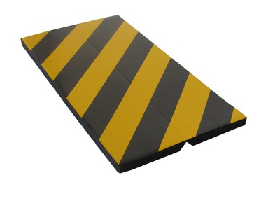 Αυτοκόλλητο αφρώδες προστατευτικό γωνιών και τοίχων γκαράζ με κίτρινες και μαύρες ανακλαστικές λωρίδες PARK-FCP5025BY Φωτογραφία 2