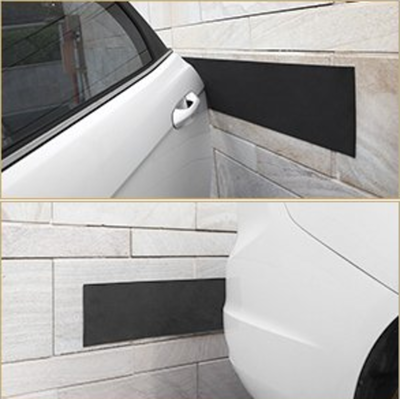 Self Adhesive Long Length Garage Wall Foam Sticker, Black, Rolled PARK-FLWP20020B Photo 4
