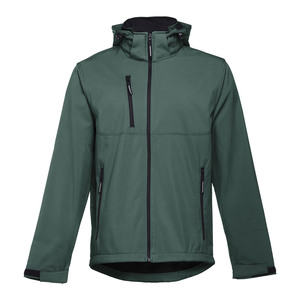 MEN'S SOFTSHELL TH ZAGREB 96P/4SP FOREST GREEN S-2XL
