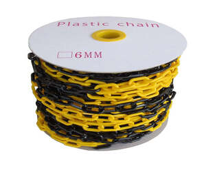 Plastic Chain Yellow Black PARK-CH-1-25BY